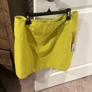 Worthington Vibrant Yellow Mini Skirt